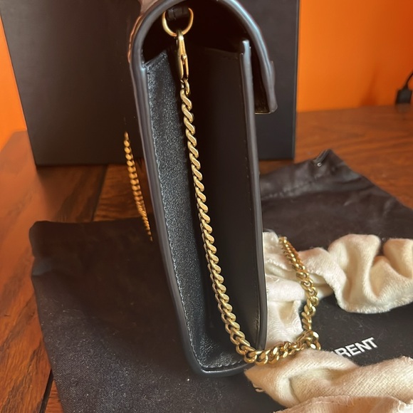 New YSL Cassandra Black and Gold hardware Crossbody Bag With Dust bag and Box. - Picture 3 of 6